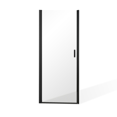 Jednokrídlové sprchové dvere BADEN BLACK I na inštaláciu do niky