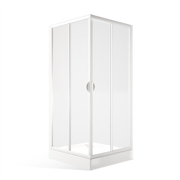 Štvorcový sprchovací kút SMS2 s dvojdielnymi posuvnými dverami
