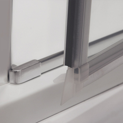 Štvorcový alebo obdĺžnikový sprchovací kút DCO1 + DB - otváracie dvere s pevnou stenou