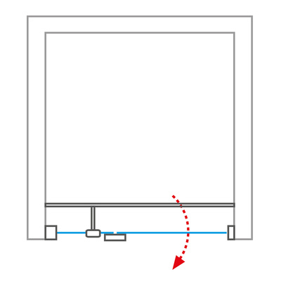 Jednokrídlové dvere do niky OBDNL(P)1