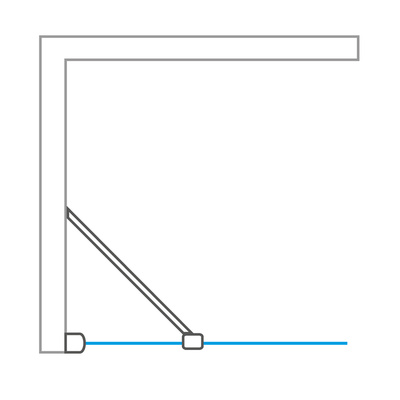 Nákres ľavej steny LZB s flexibilnou vzperou