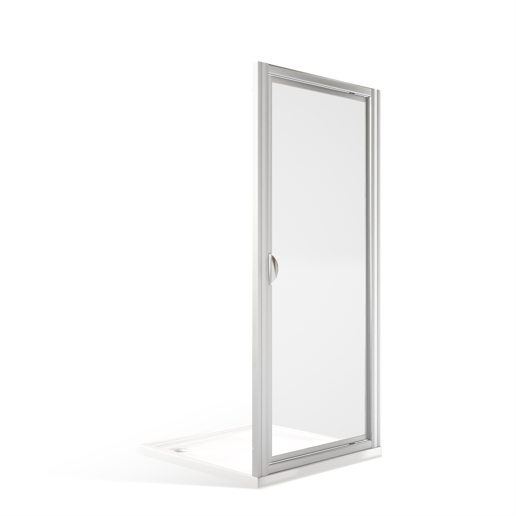 Sprchové dveře jednokřídlé SMDO1 pro instalaci do niky v provedení exlox